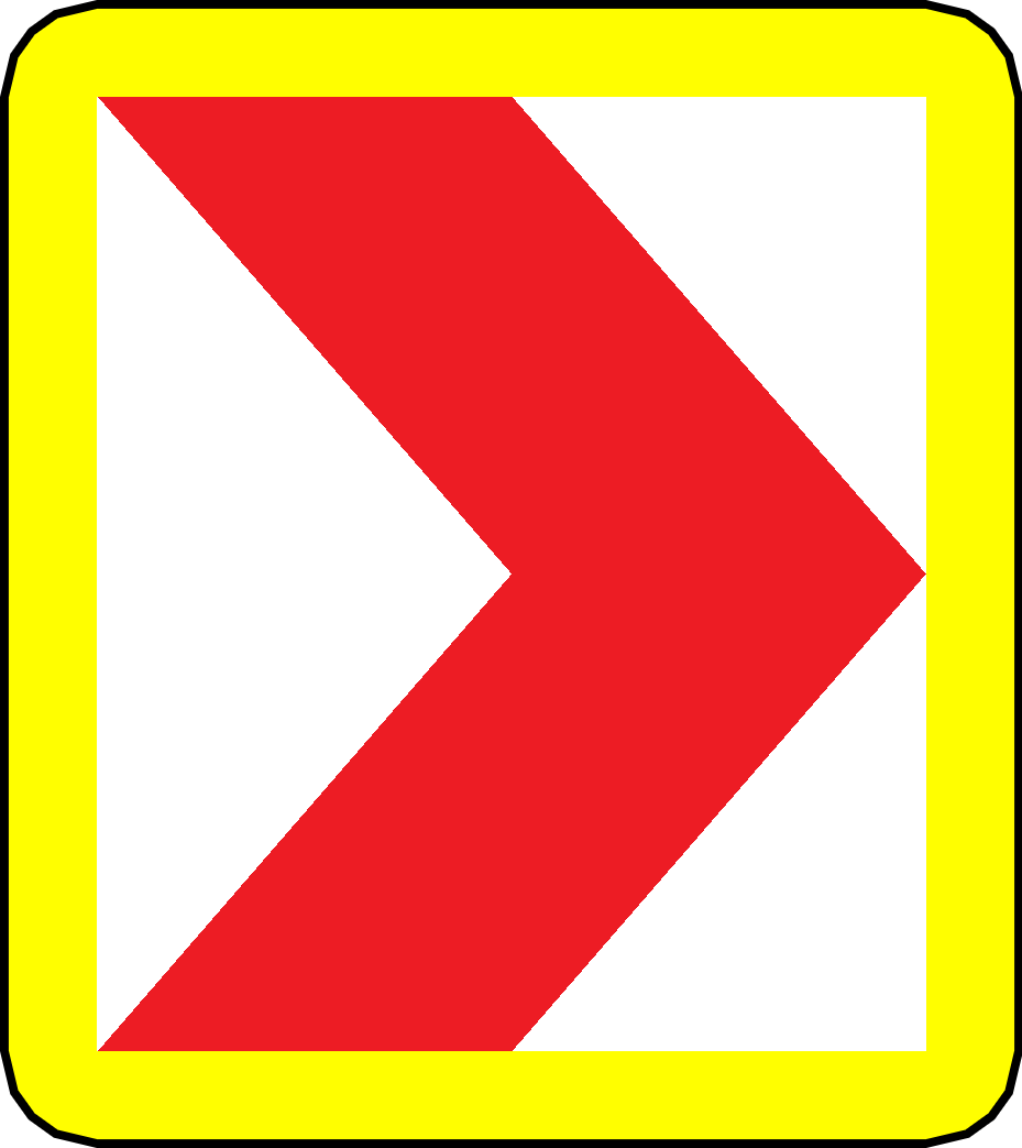 1.34.1 Curbă deosebit de periculoasă.