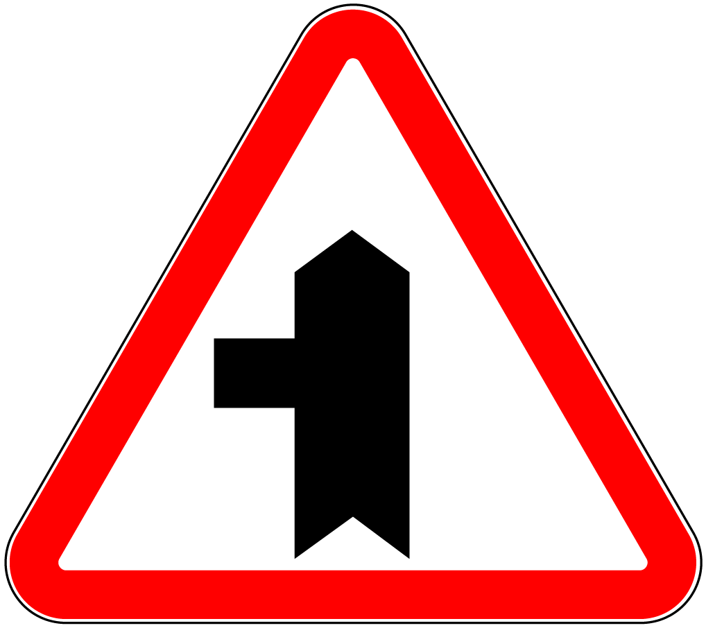 1.7.3 Intersecție cu un drum fără prioritate.